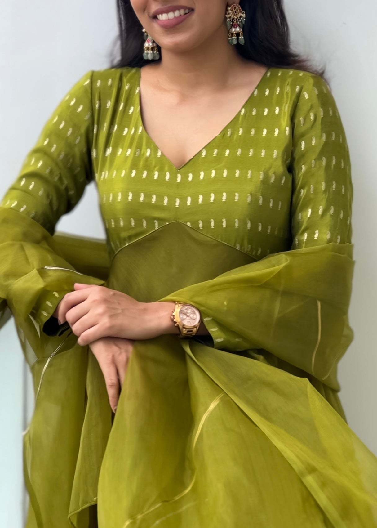 Green Mango Anarkali