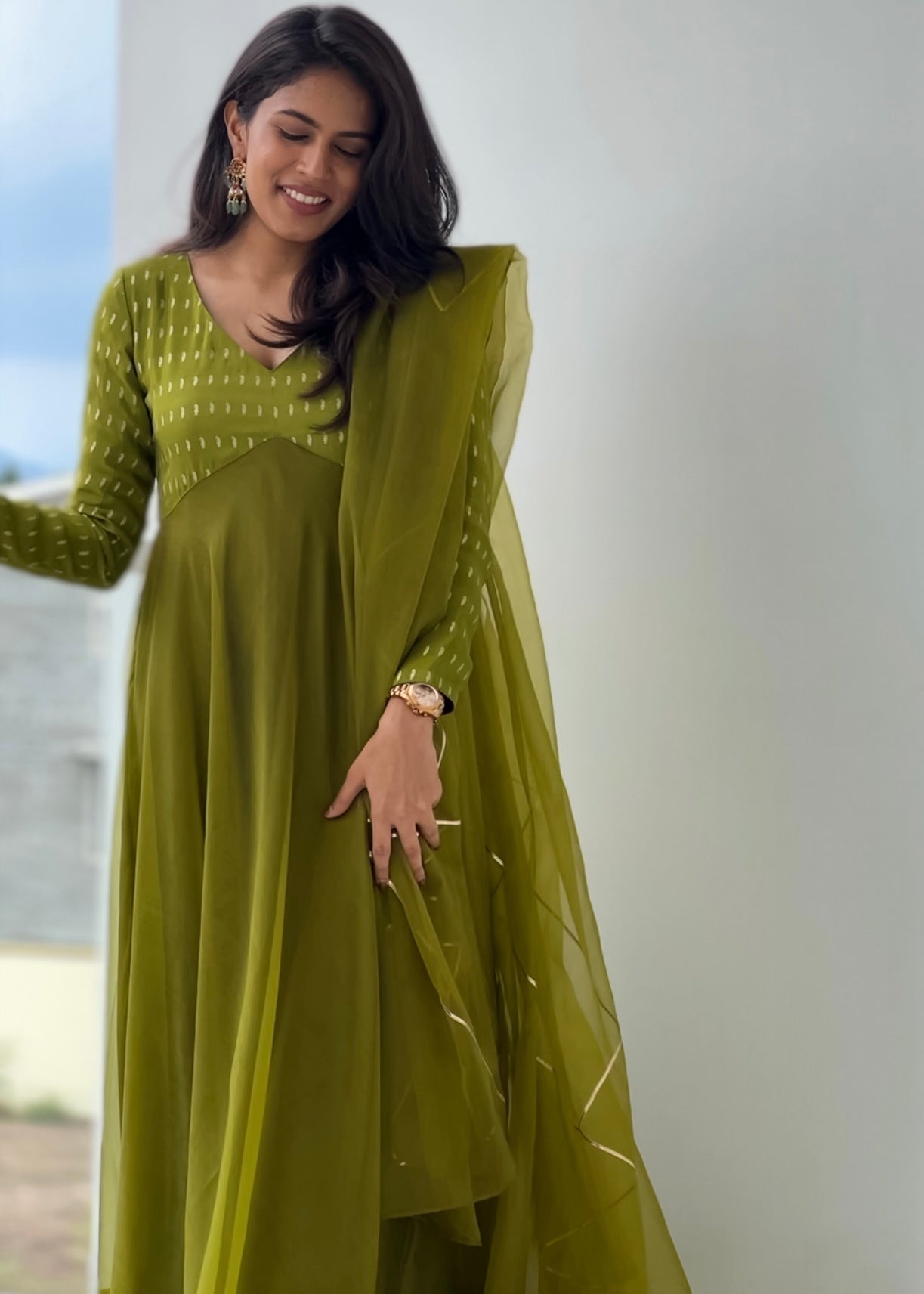 Green Mango Anarkali