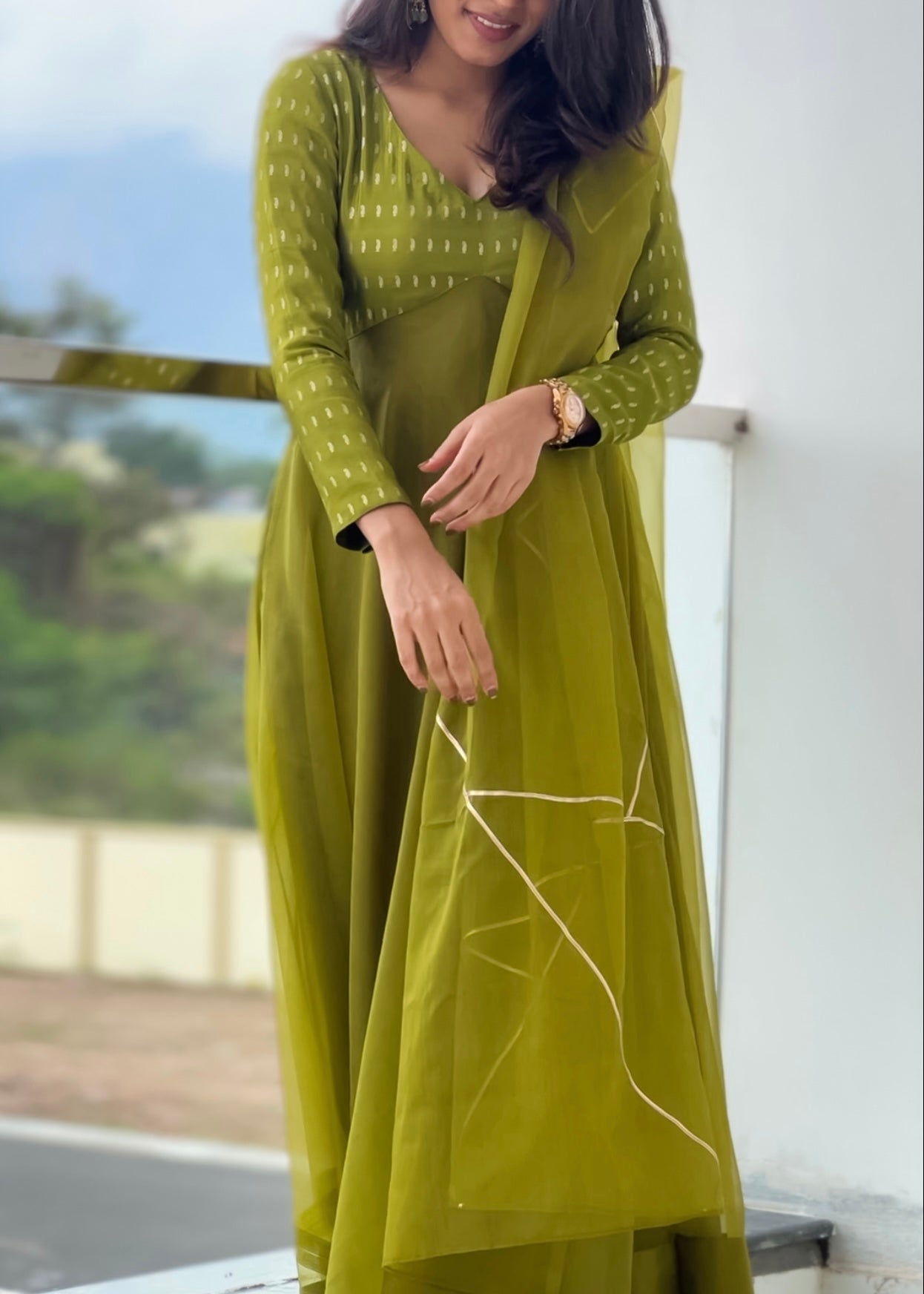 Green Mango Anarkali